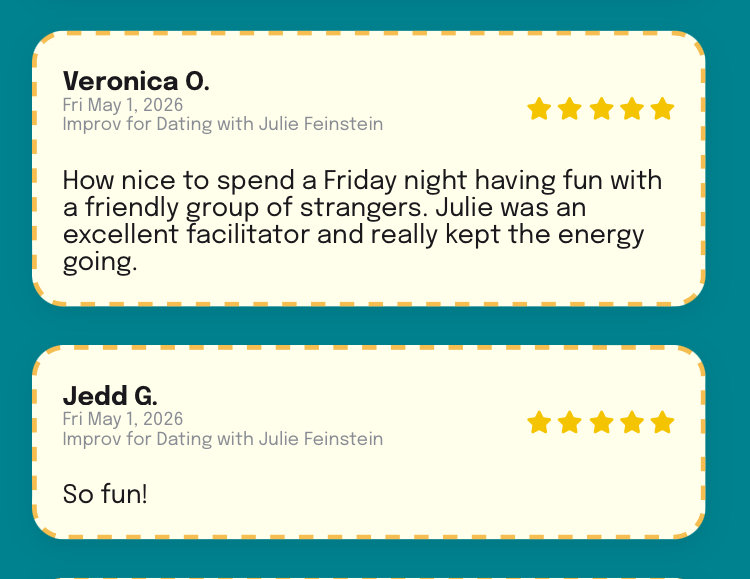 Improv for Daters on a NEW night in June!